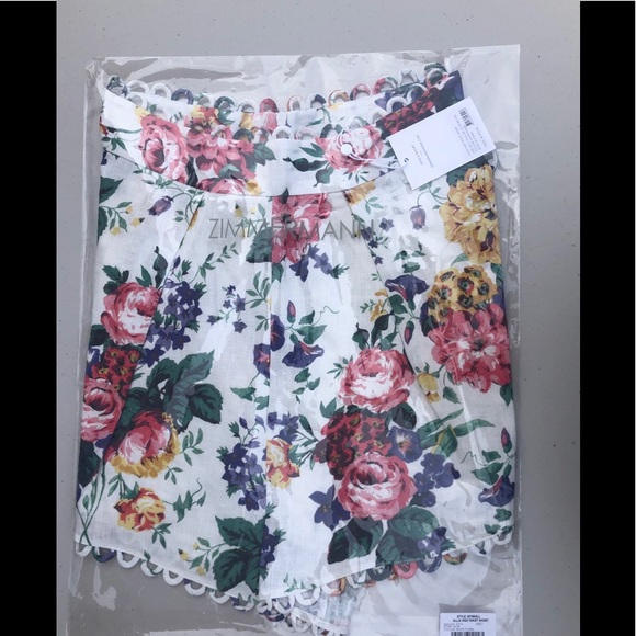 ZIMMERMANN - ALLIA FLORAL PRINTED SHORT - Picture 8 of 10